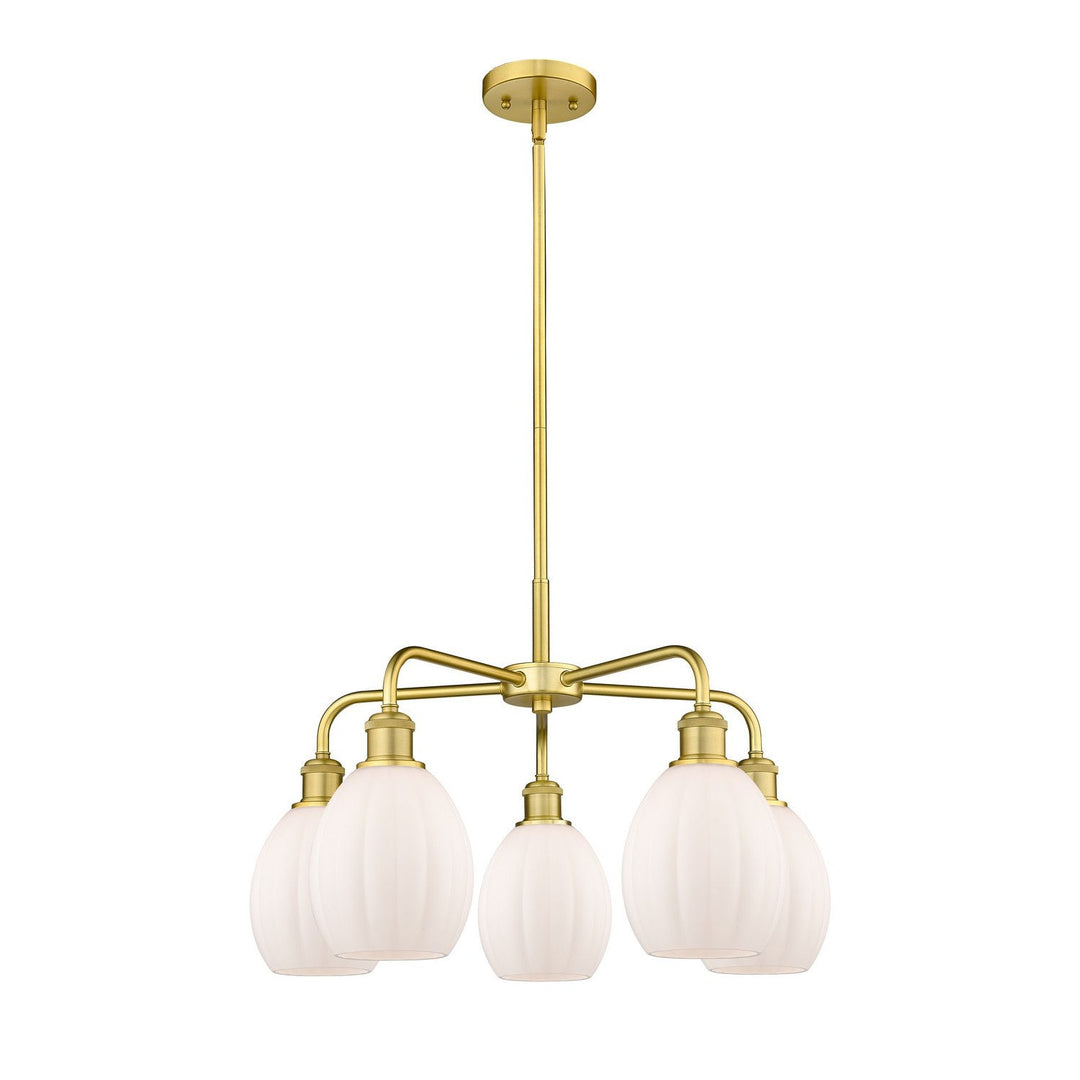 Innovations Downtown Urban 516-5CR-SG-G81 Chandelier Light - Satin Gold