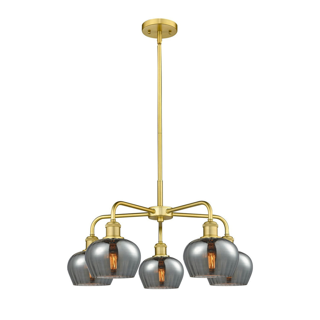 Innovations Downtown Urban 516-5CR-SG-G93 Chandelier Light - Satin Gold