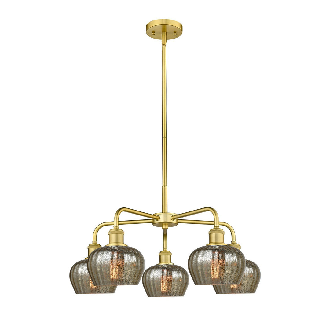 Innovations Downtown Urban 516-5CR-SG-G96 Chandelier Light - Satin Gold