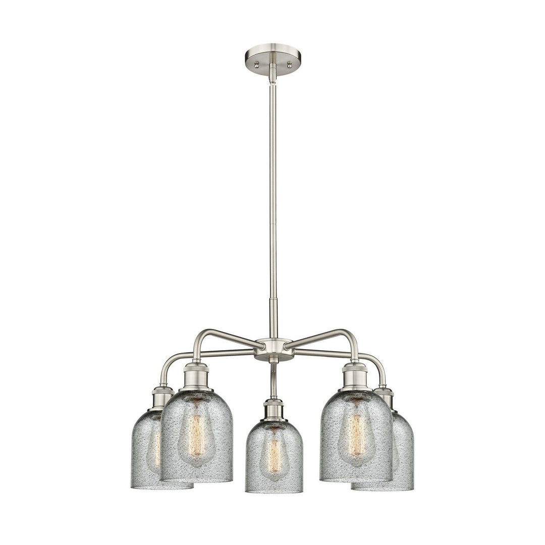 Innovations Downtown Urban 516-5CR-SN-G257 Chandelier Light - Satin Nickel