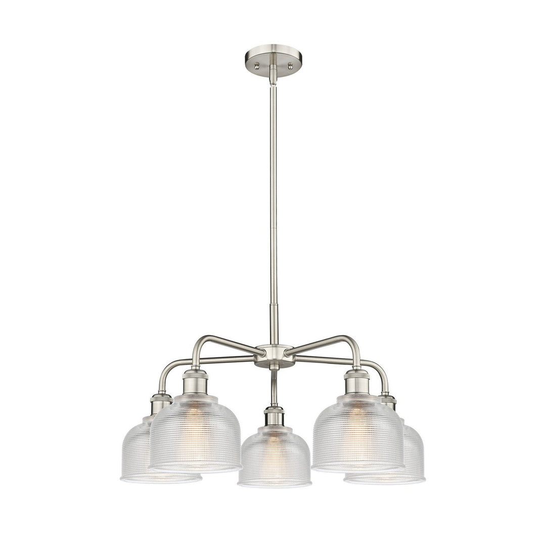 Innovations Downtown Urban 516-5CR-SN-G412 Chandelier Light - Satin Nickel