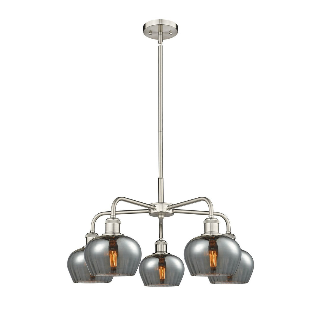 Innovations Downtown Urban 516-5CR-SN-G93 Chandelier Light - Satin Nickel