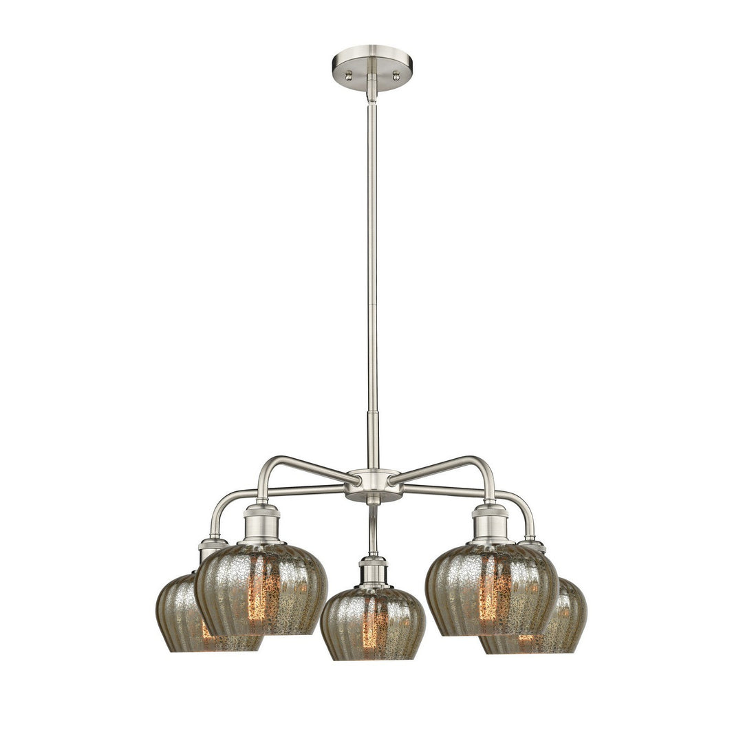 Innovations Downtown Urban 516-5CR-SN-G96 Chandelier Light - Satin Nickel