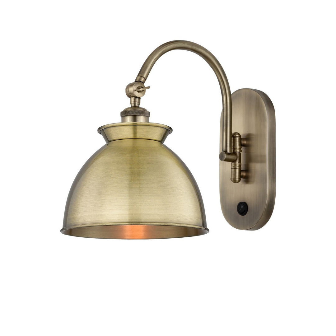Innovations Ballston 518-1W-AB-M14-AB Wall Sconce Light - Antique Brass