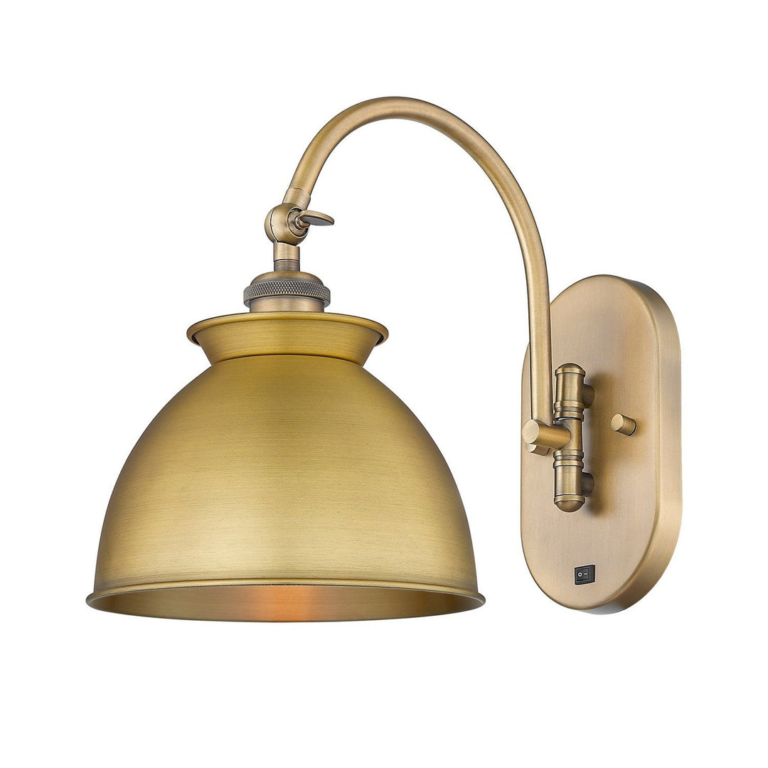 Innovations Ballston 518-1W-BB-M14-BB Wall Sconce Light - Brushed Brass