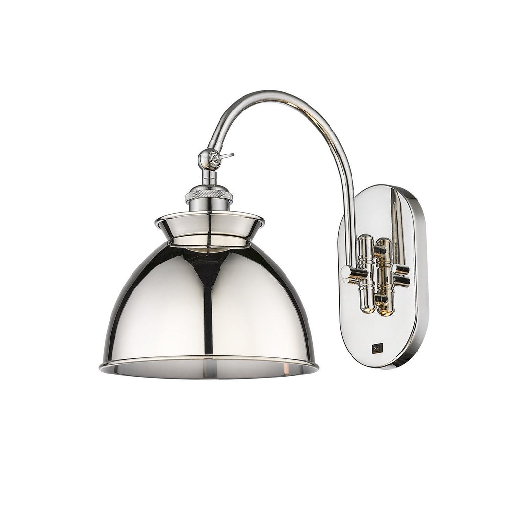 Innovations Ballston 518-1W-PN-M14-PN Wall Sconce Light - Polished Nickel