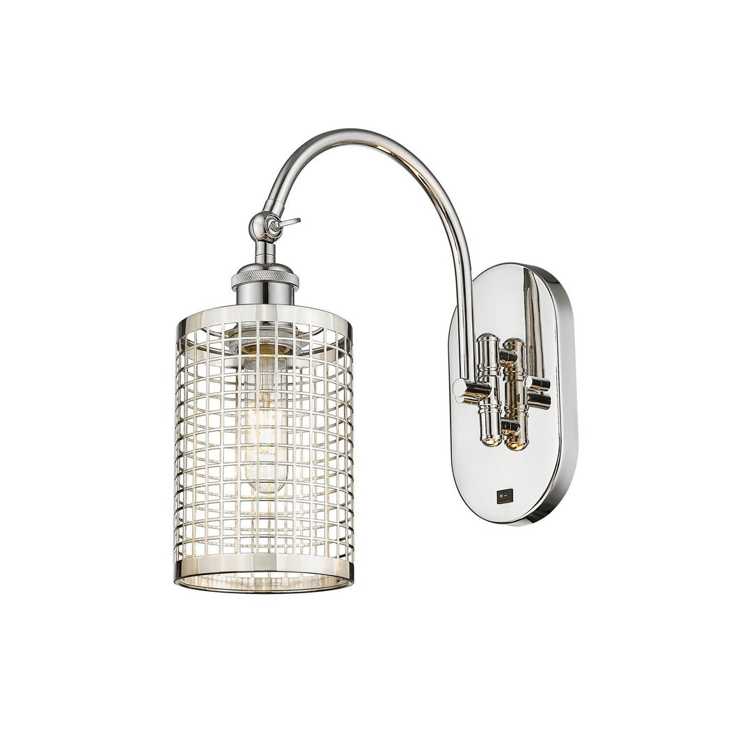 Innovations Downtown Urban 518-1W-PN-M18-PN Wall Sconce Light - Polished Nickel