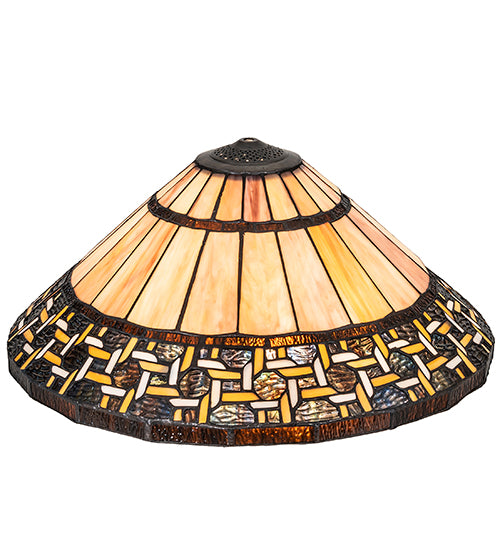 Meyda Tiffany Lighting 134049 Ilona Shade Lamp Shade Multicolored
