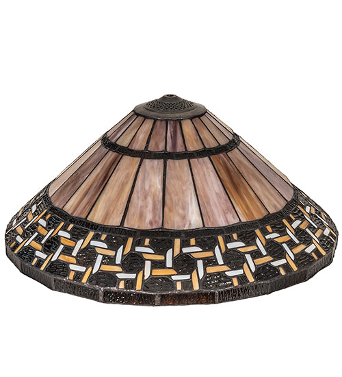Meyda Tiffany Lighting 134049 Ilona Shade Lamp Shade Multicolored