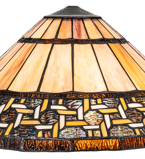 Meyda Tiffany Lighting 134049 Ilona Shade Lamp Shade Multicolored
