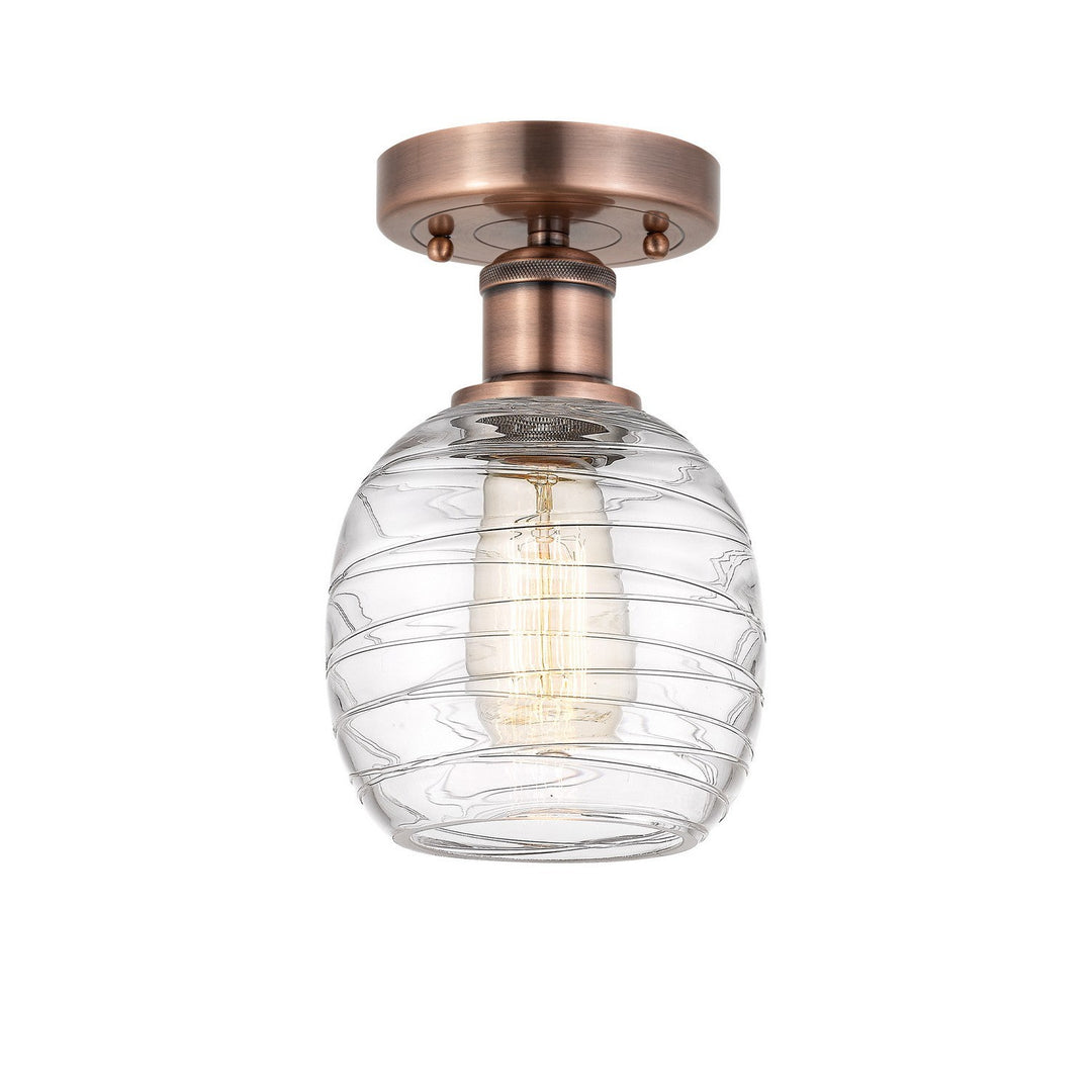 Innovations Edison 616-1F-AC-G1013 Ceiling Light - Antique Copper