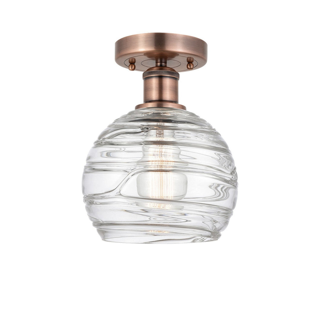 Innovations Edison 616-1F-AC-G1213-8 Ceiling Light - Antique Copper