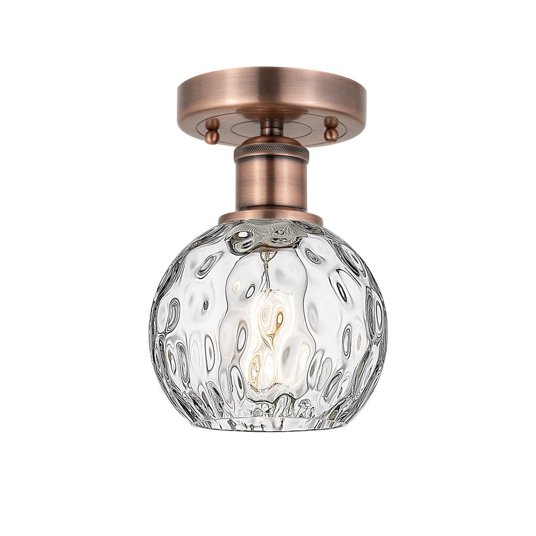 Innovations Edison 616-1F-AC-G1215-6 Ceiling Light - Antique Copper
