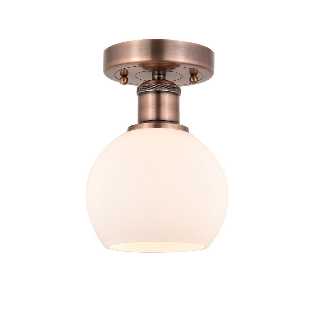 Innovations Edison 616-1F-AC-G121-6 Ceiling Light - Antique Copper