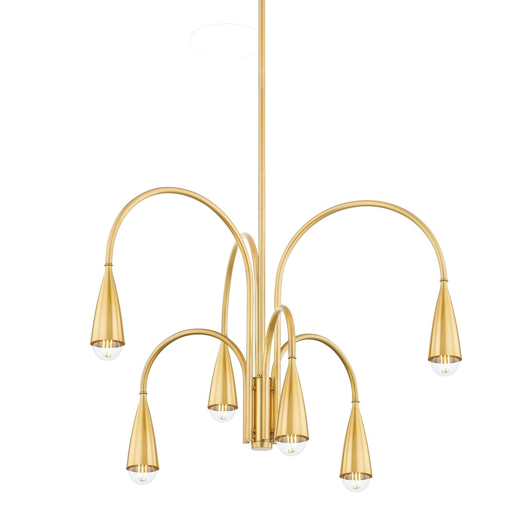 Mitzi Jenica H811806-AGB Chandelier Light - Aged Brass