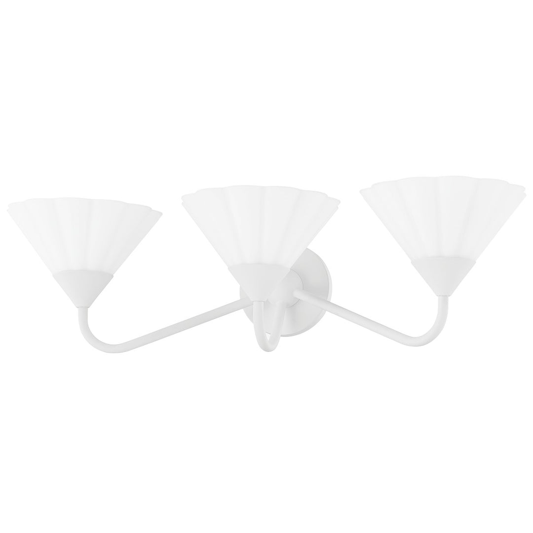 Mitzi Kelsey H817303-TWH Bath Vanity Light 26 in. wide - Textured White