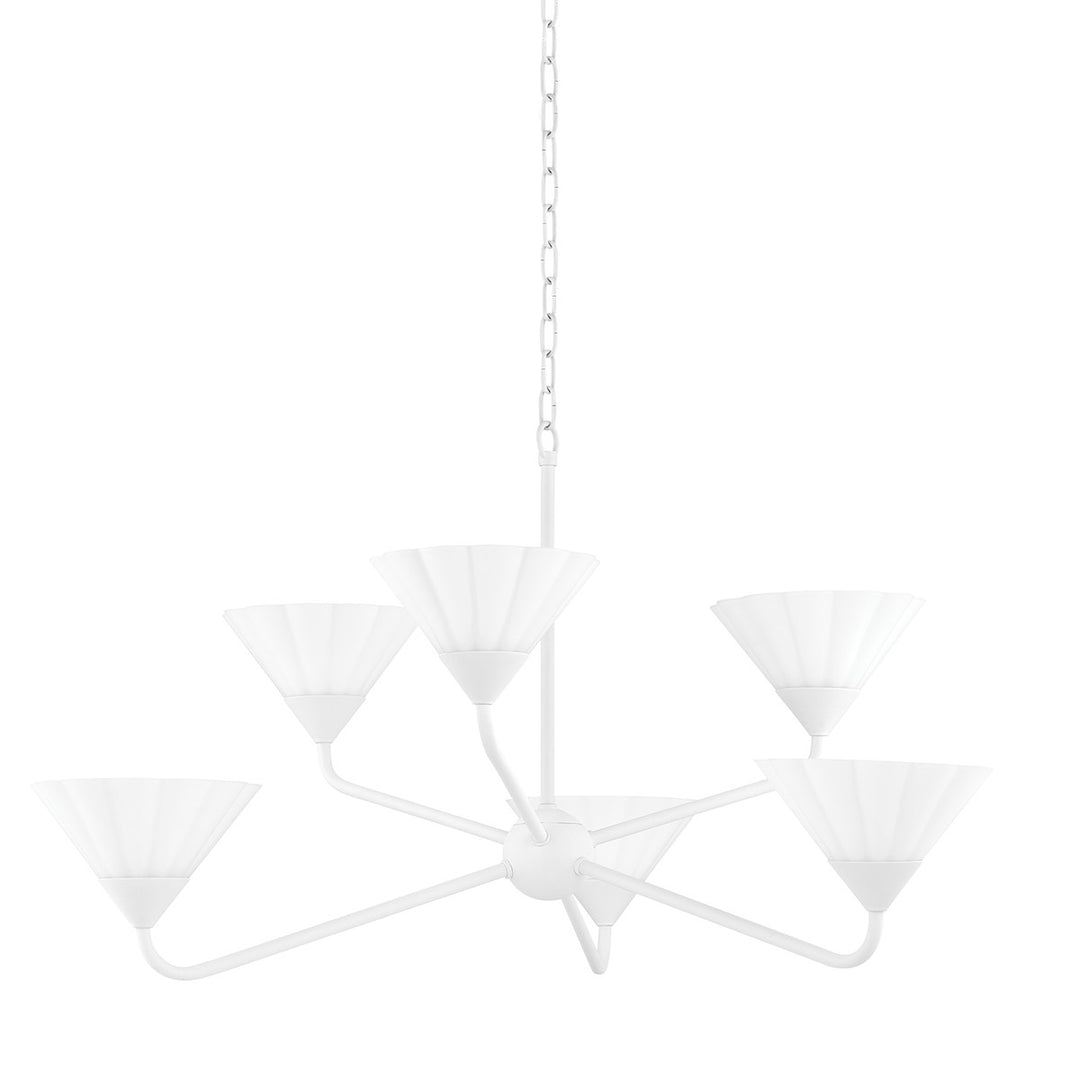 Mitzi Kelsey H817806-TWH Chandelier Light - Textured White