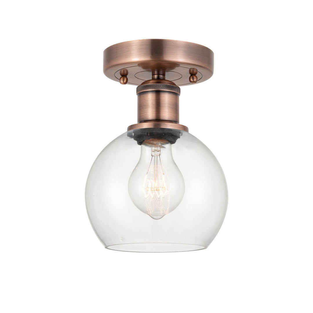 Innovations Edison 616-1F-AC-G122-6 Ceiling Light - Antique Copper