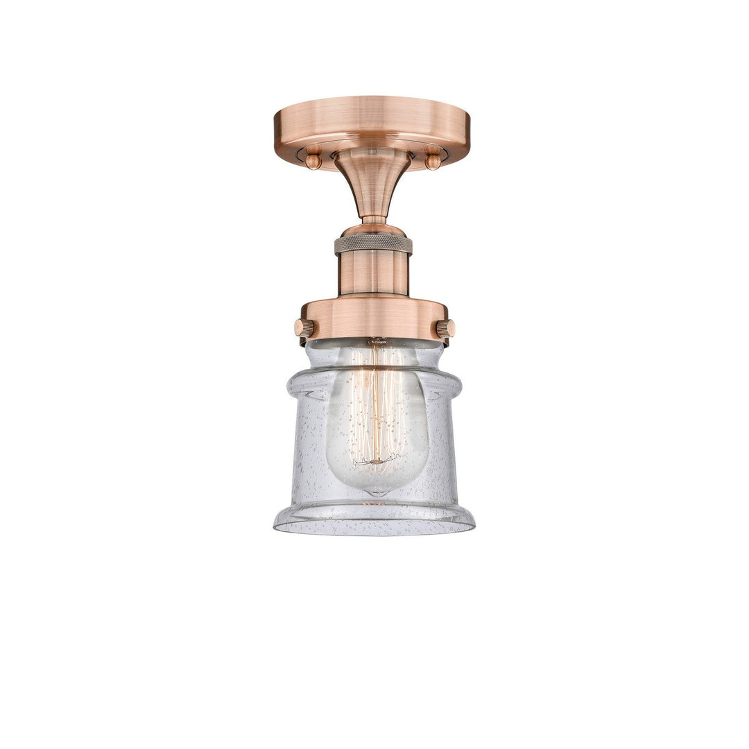 Innovations Edison 616-1F-AC-G184S Ceiling Light - Antique Copper