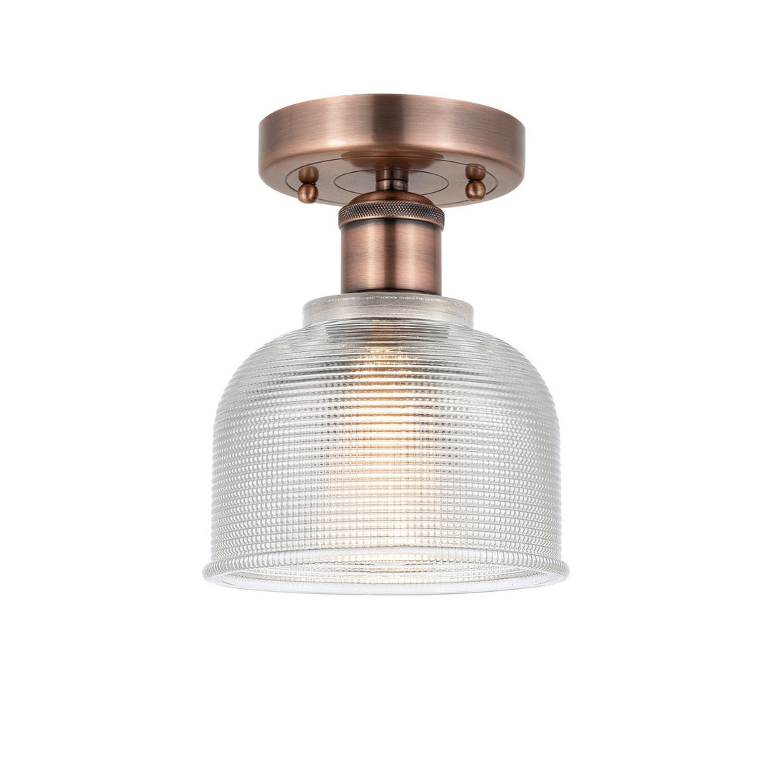 Innovations Edison 616-1F-AC-G412 Ceiling Light - Antique Copper