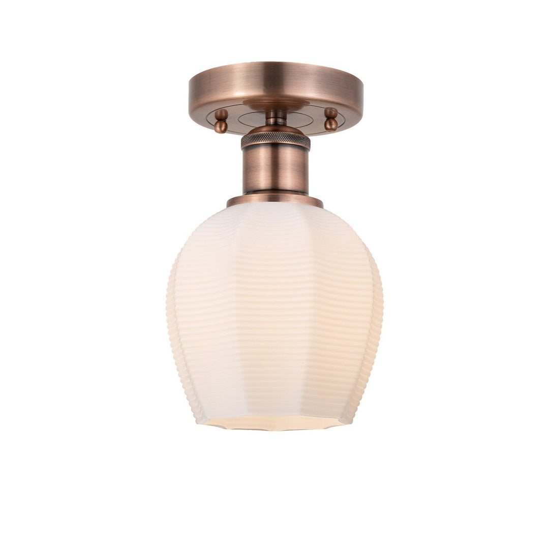 Innovations Edison 616-1F-AC-G461-6 Ceiling Light - Antique Copper