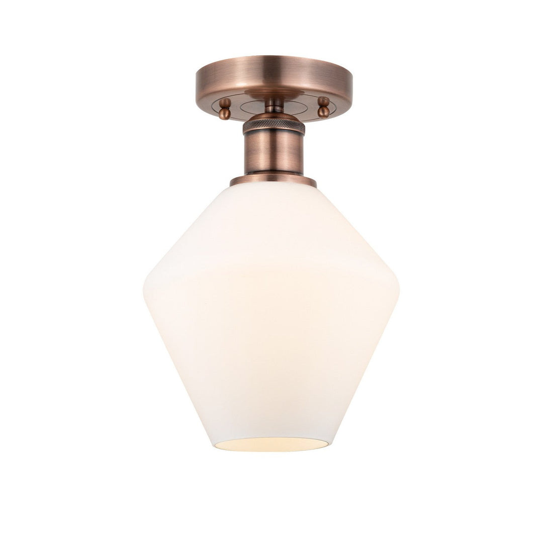 Innovations Edison 616-1F-AC-G651-8 Ceiling Light - Antique Copper
