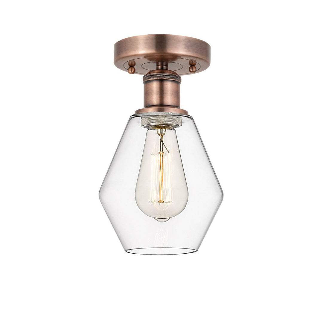 Innovations Edison 616-1F-AC-G652-6 Ceiling Light - Antique Copper