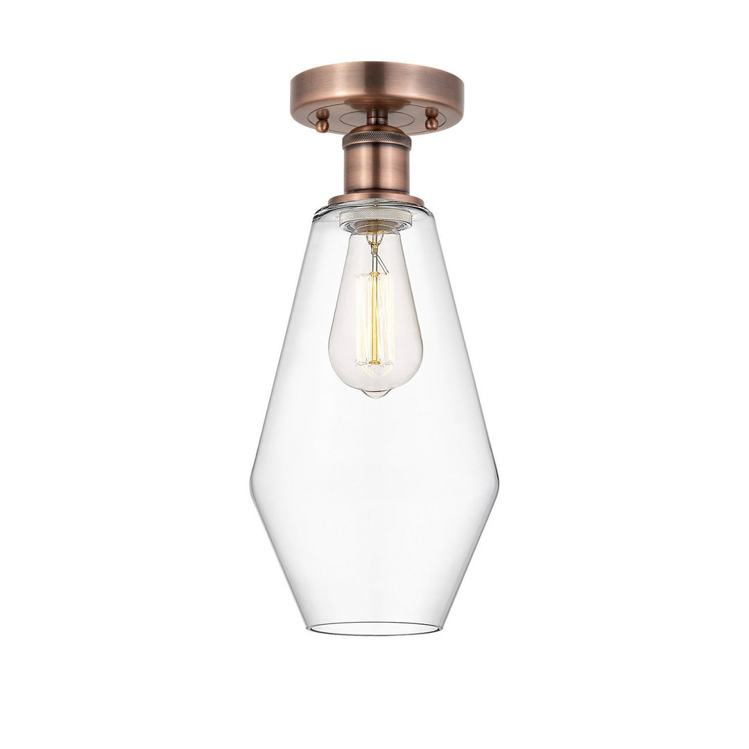 Innovations Edison 616-1F-AC-G652-7 Ceiling Light - Antique Copper