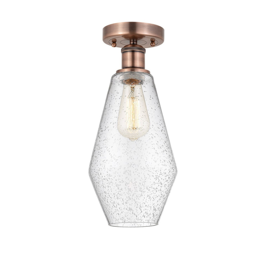Innovations Edison 616-1F-AC-G654-7 Ceiling Light - Antique Copper