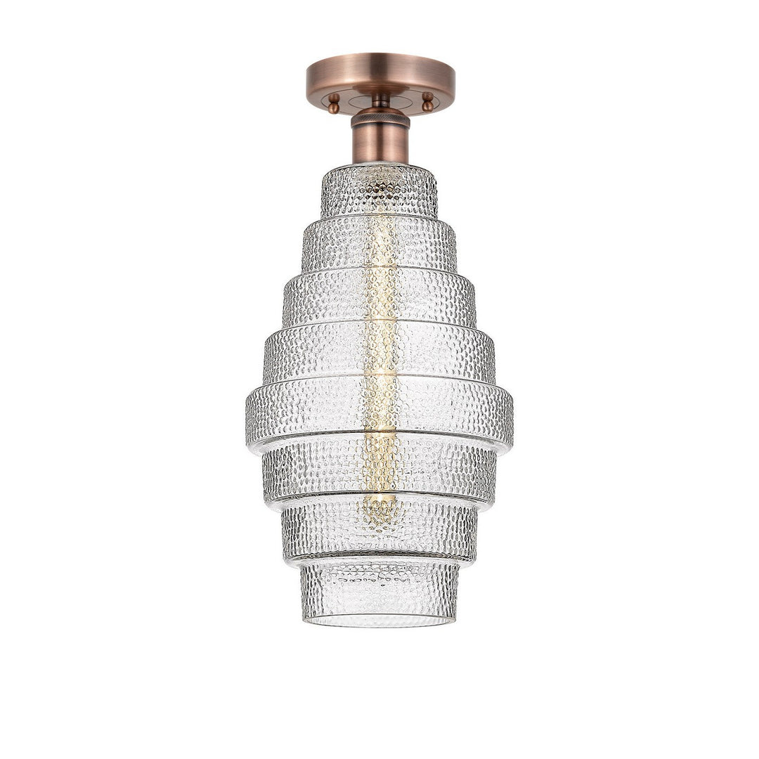 Innovations Edison 616-1F-AC-G672-8 Ceiling Light - Antique Copper