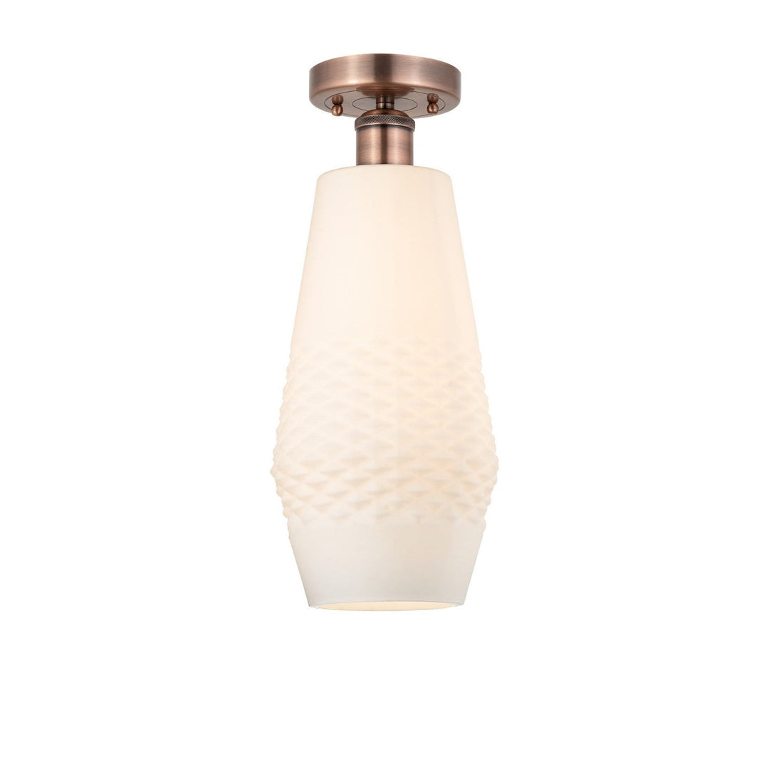 Innovations Edison 616-1F-AC-G681-7 Ceiling Light - Antique Copper