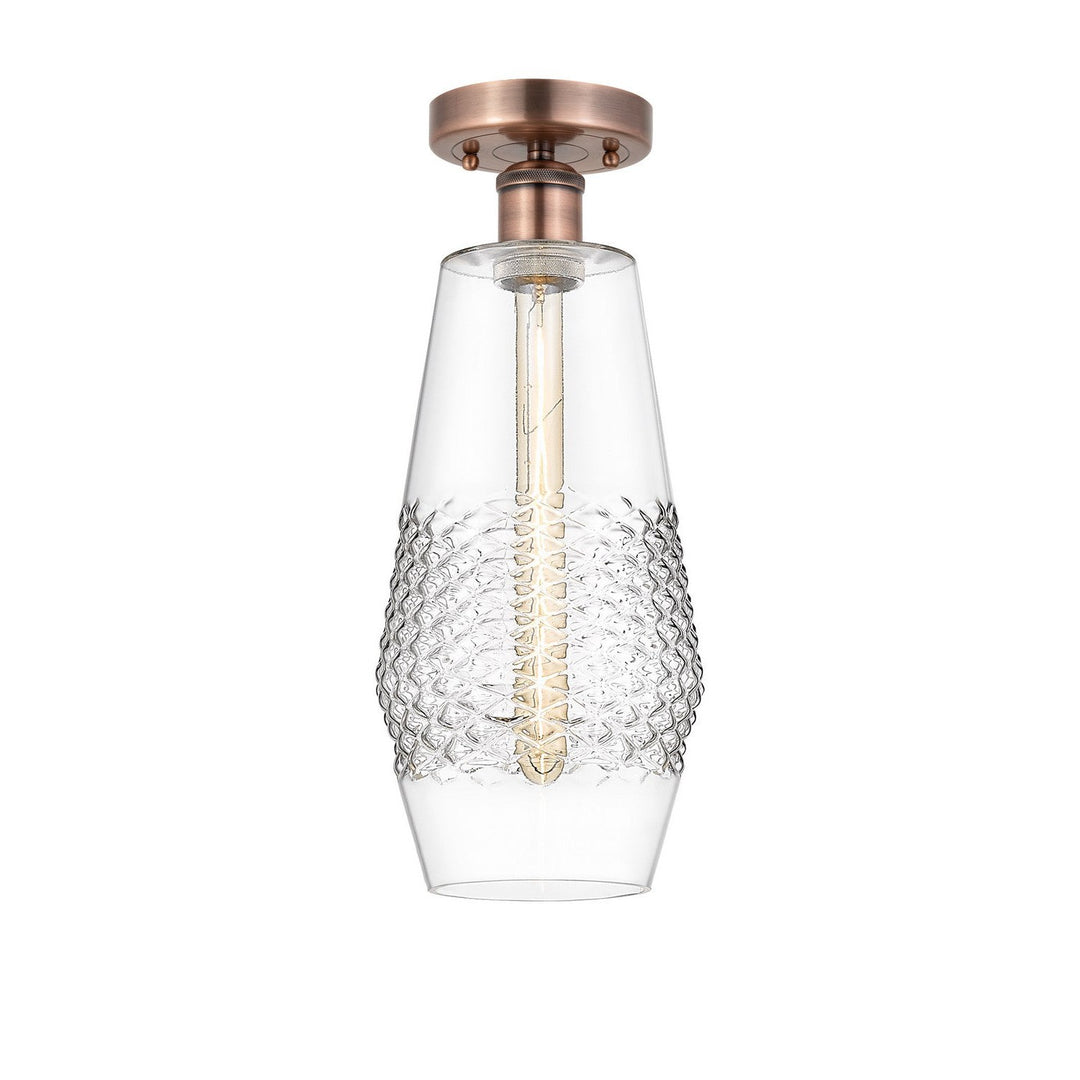 Innovations Edison 616-1F-AC-G682-7 Ceiling Light - Antique Copper