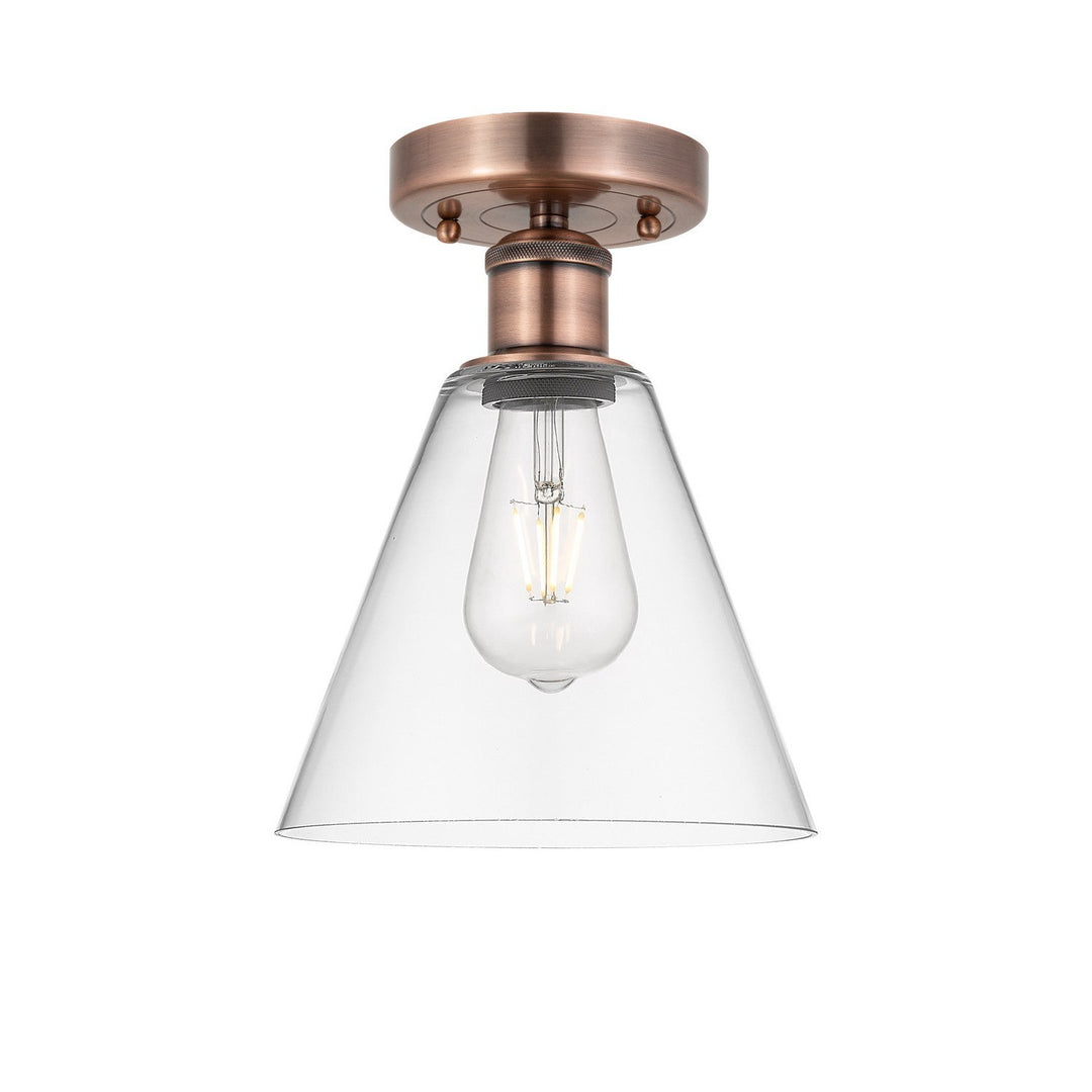 Innovations Edison 616-1F-AC-GBC-82 Ceiling Light - Antique Copper