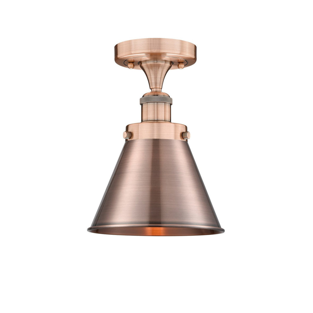 Innovations Franklin Restoration 616-1F-AC-M13-AC Ceiling Light - Antique Copper