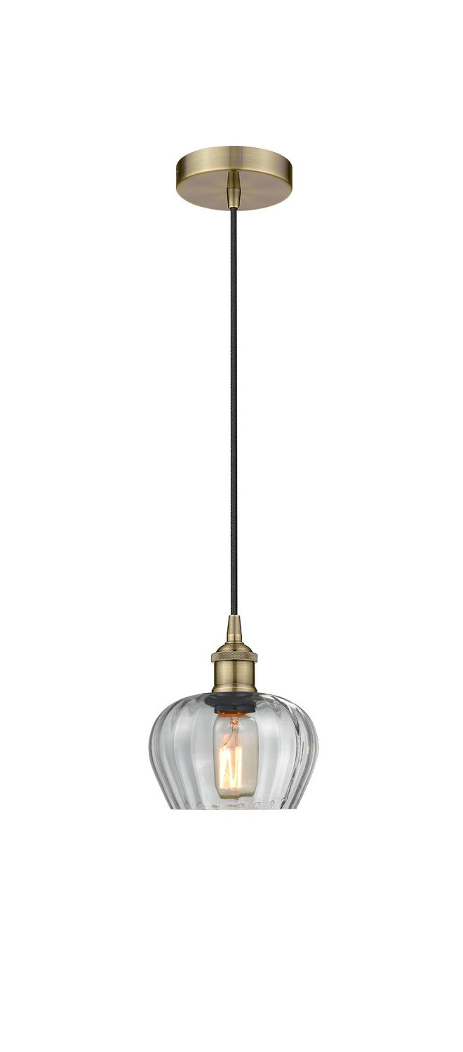 Innovations Downtown Urban 616-1P-AB-G92 Pendant Light - Antique Brass