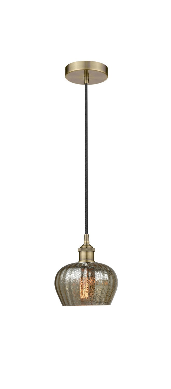 Innovations Downtown Urban 616-1P-AB-G96 Pendant Light - Antique Brass