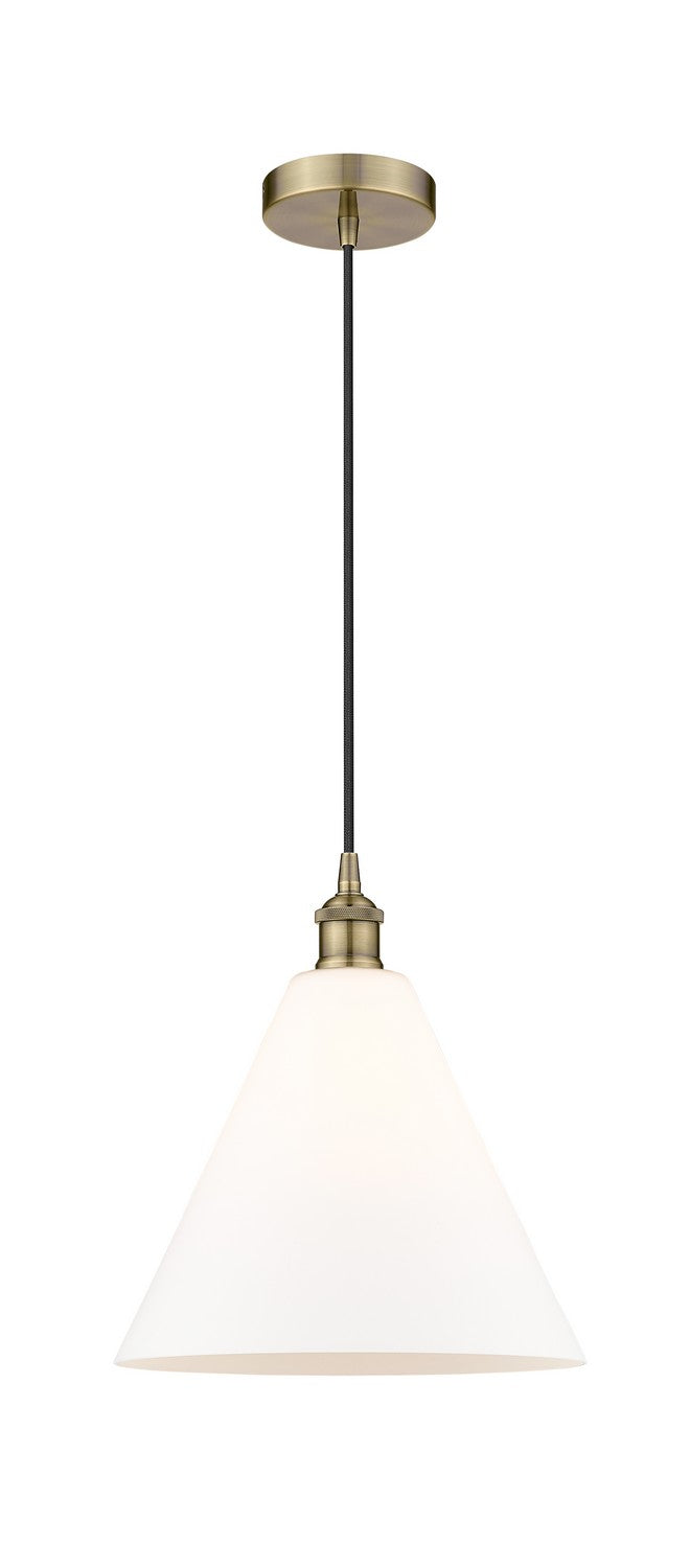 Innovations Downtown Urban 616-1P-AB-GBC-121 Pendant Light - Antique Brass