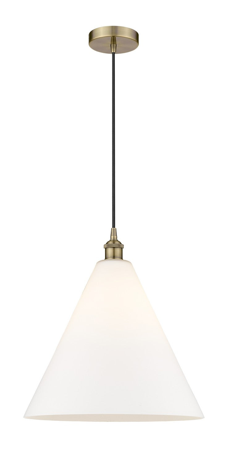 Innovations Downtown Urban 616-1P-AB-GBC-161 Pendant Light - Antique Brass