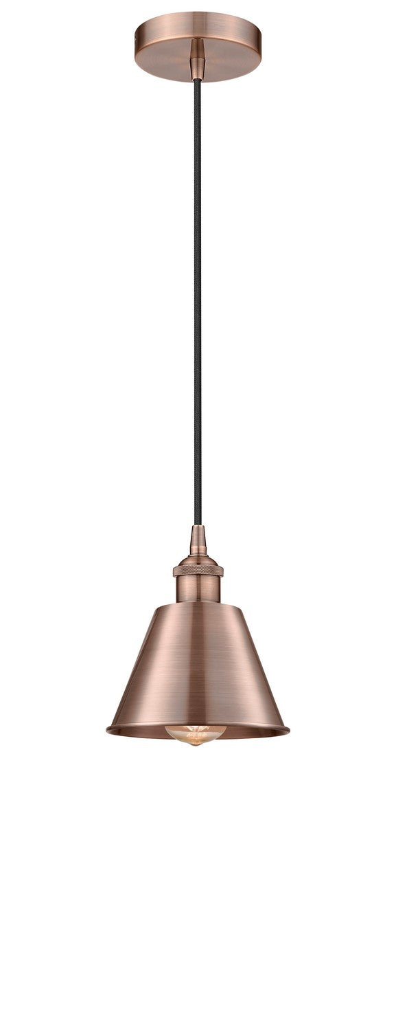 Innovations Downtown Urban 616-1P-AC-M8-AC Pendant Light - Antique Copper