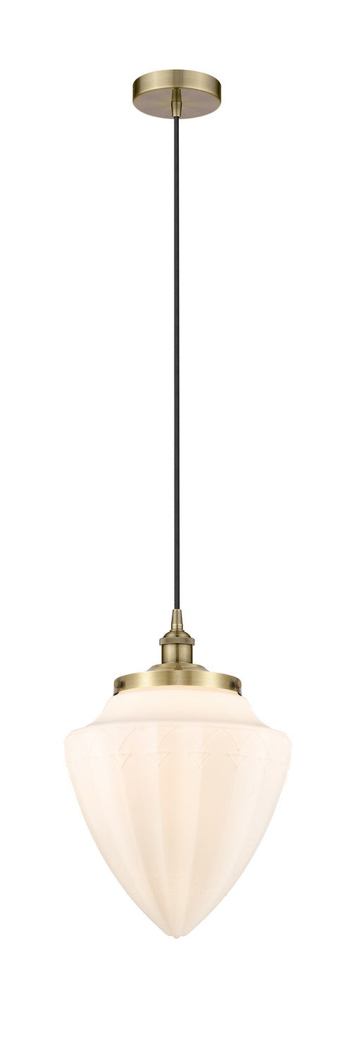 Innovations Downtown Urban 616-1PH-AB-G661-12 Pendant Light - Antique Brass