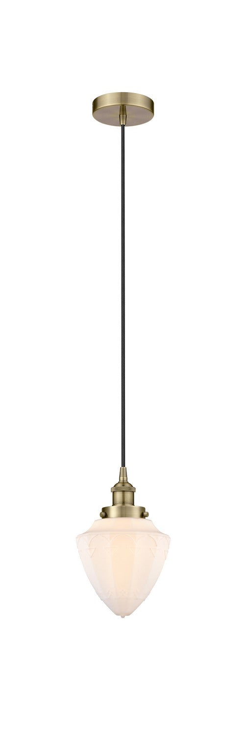 Innovations Downtown Urban 616-1PH-AB-G661-7 Pendant Light - Antique Brass