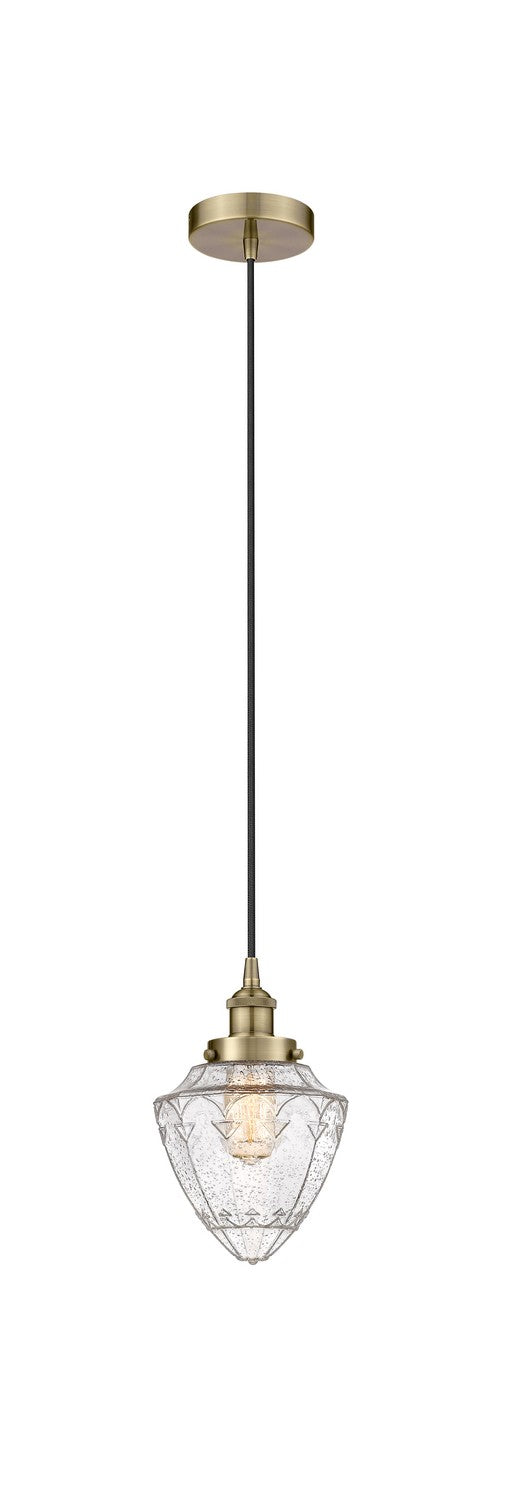 Innovations Downtown Urban 616-1PH-AB-G664-7 Pendant Light - Antique Brass
