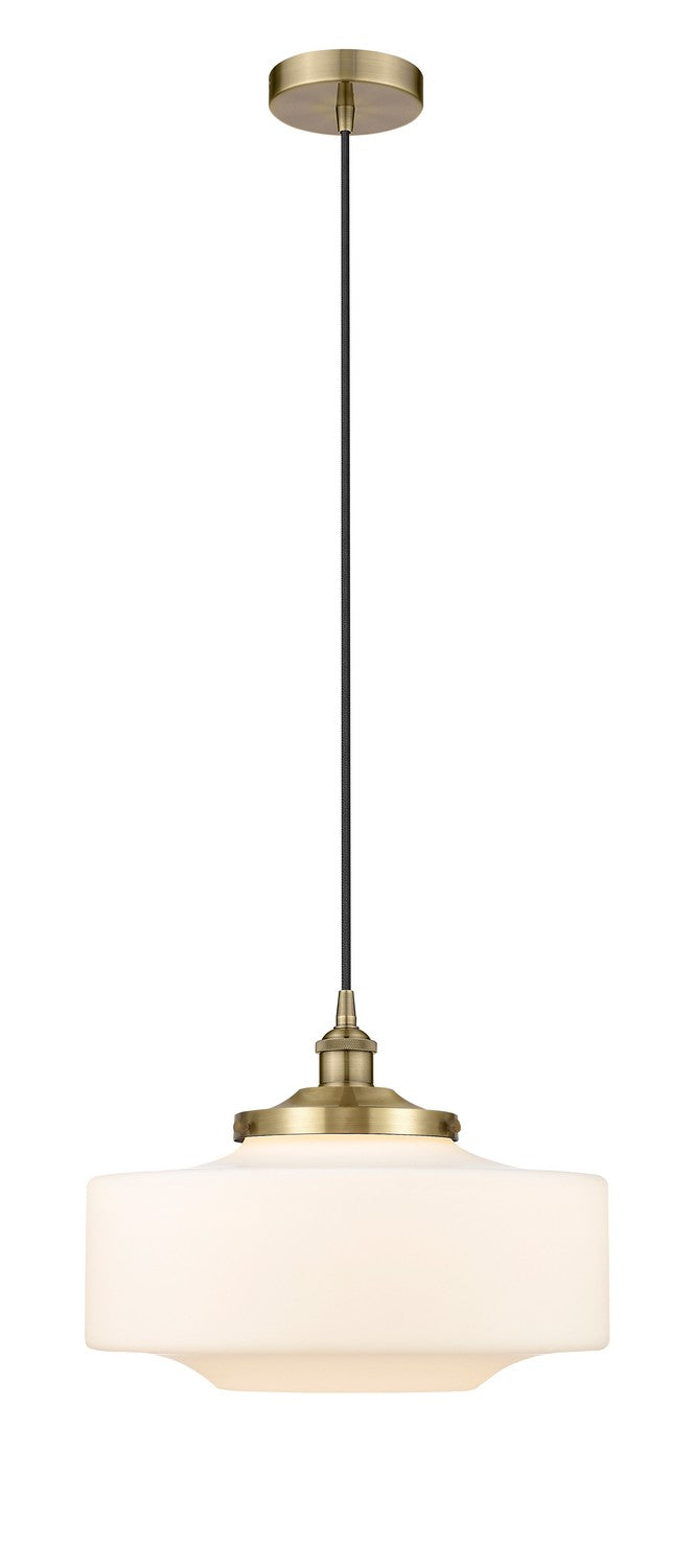Innovations Downtown Urban 616-1PH-AB-G691-16 Pendant Light - Antique Brass