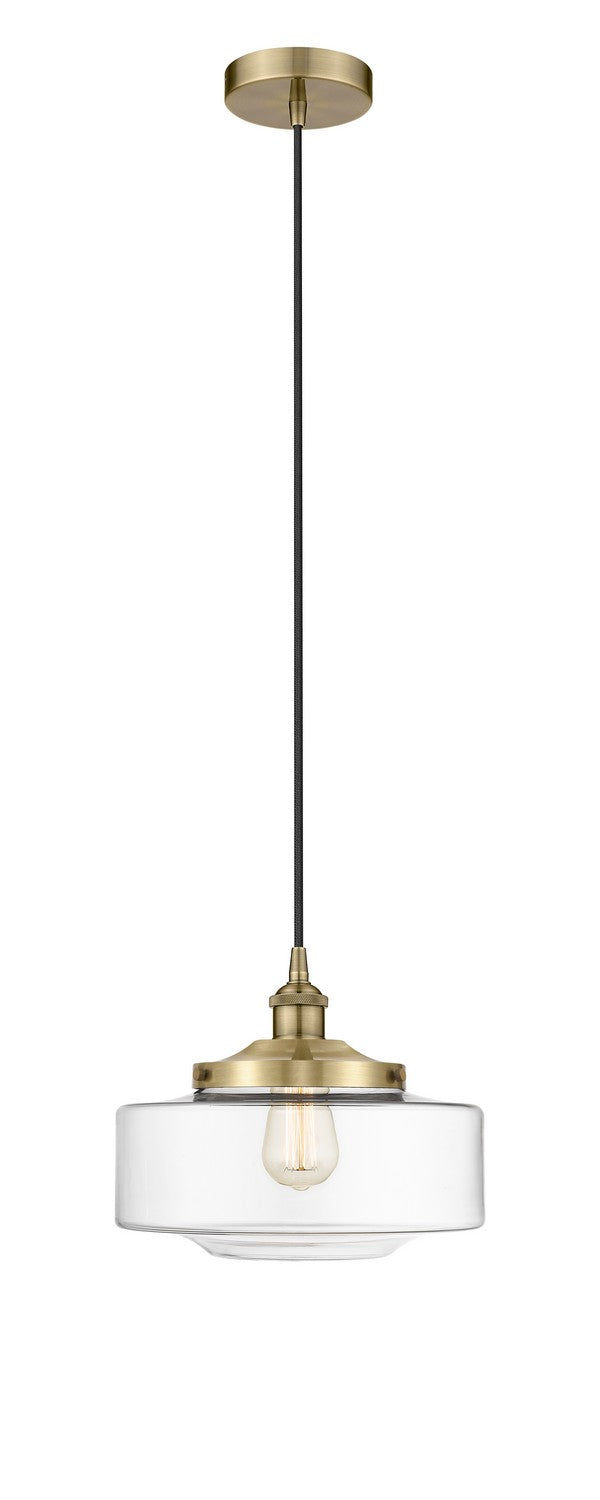 Innovations Downtown Urban 616-1PH-AB-G692-12 Pendant Light - Antique Brass