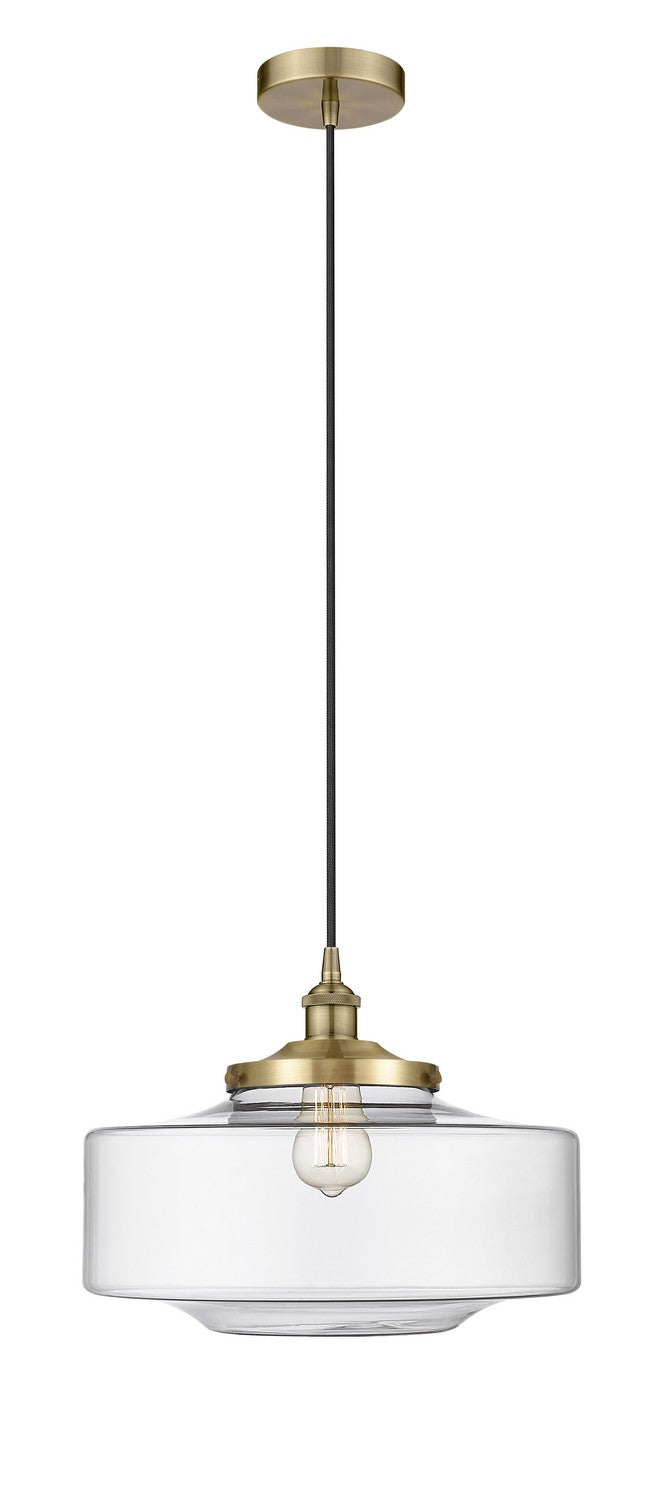 Innovations Downtown Urban 616-1PH-AB-G692-16 Pendant Light - Antique Brass