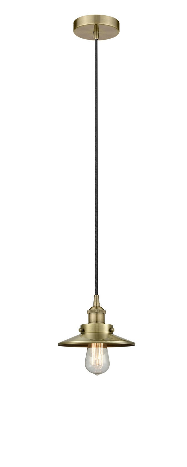 Innovations Downtown Urban 616-1PH-AB-M4-AB Pendant Light - Antique Brass