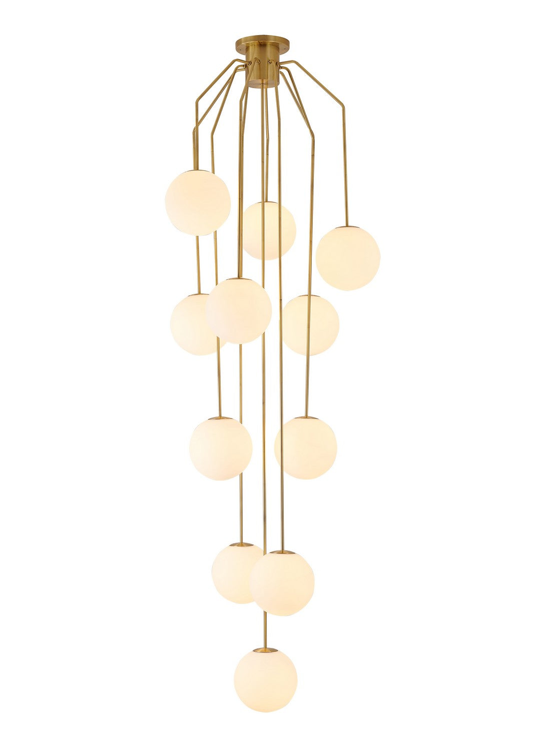Bethel International BANLT13 Chandelier Light - Antique Brass