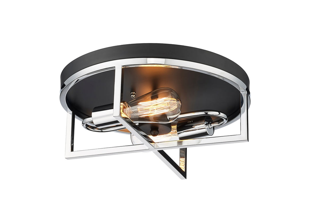 Bethel International YS22130C14BCH Ceiling Light - Black & Chrome