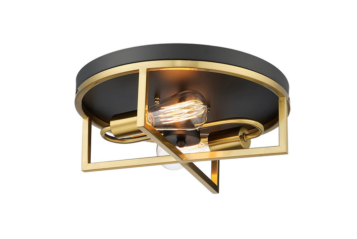 Bethel International YS22130C14BGD Ceiling Light - Black & Gold
