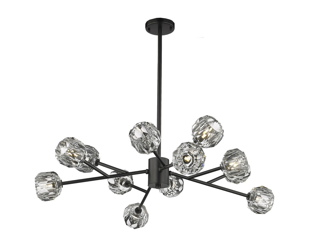 Bethel International YS92C36B Chandelier Light - Black